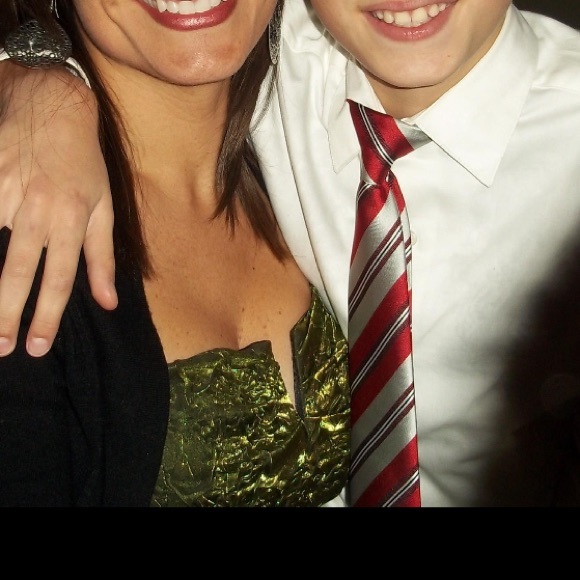 La Chateau Grren and Black Dress - Picture 6 of 14